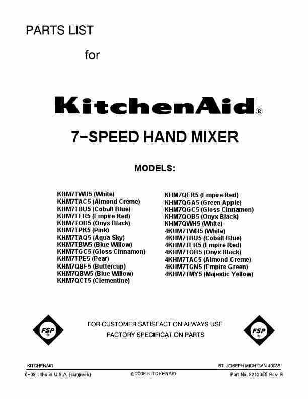 KitchenAid Mixer KHM7TAQ5-page_pdf